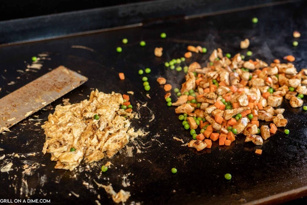 Blackstone Chicken Fried Rice