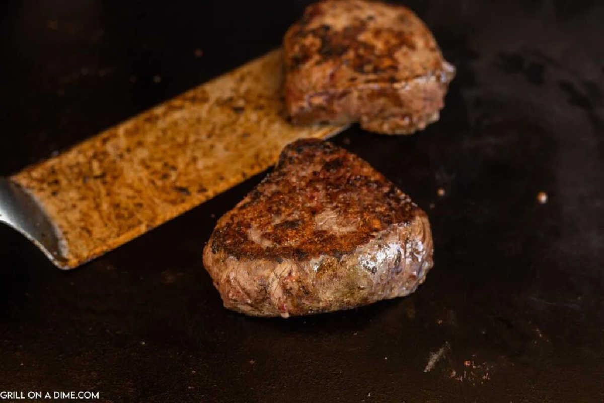 Sirloin Steaks on a Blackstone.