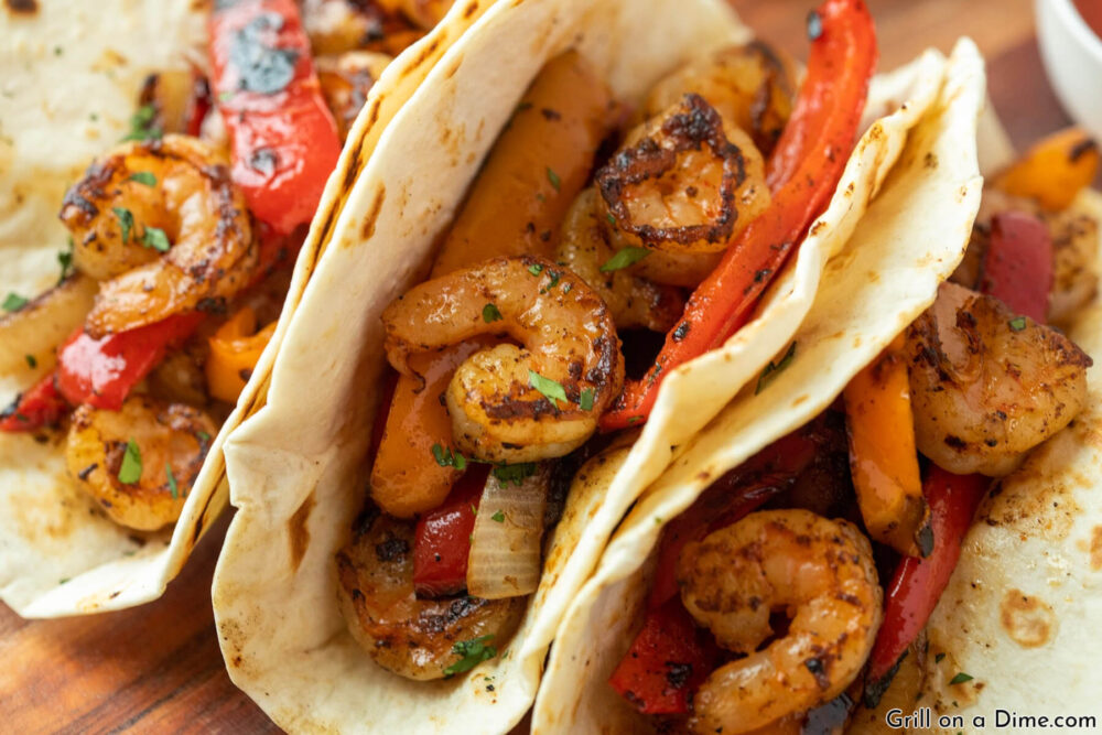 Blackstone Shrimp Fajitas Recipe