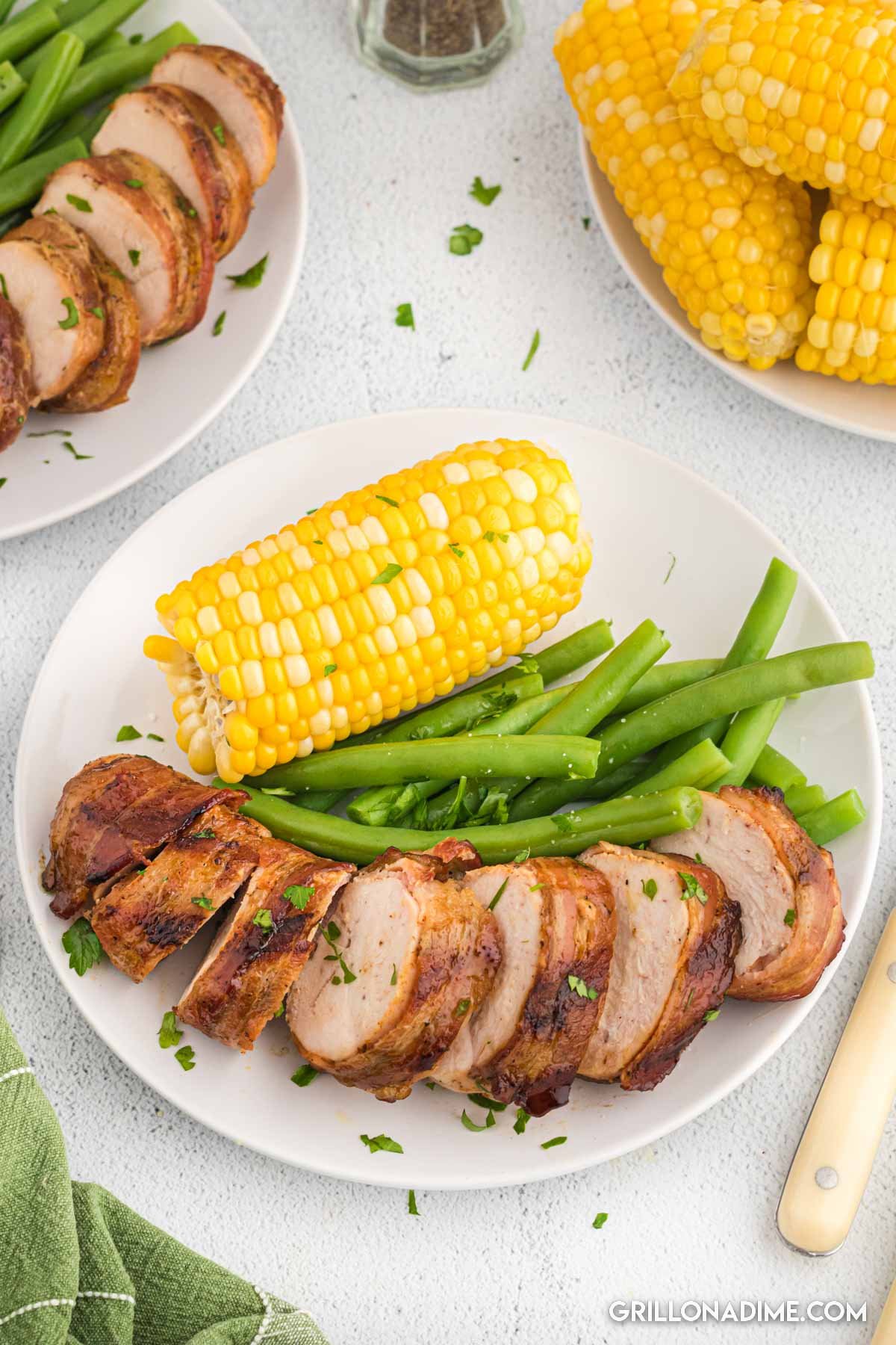 Grilled Bacon Wrapped Chicken Breast