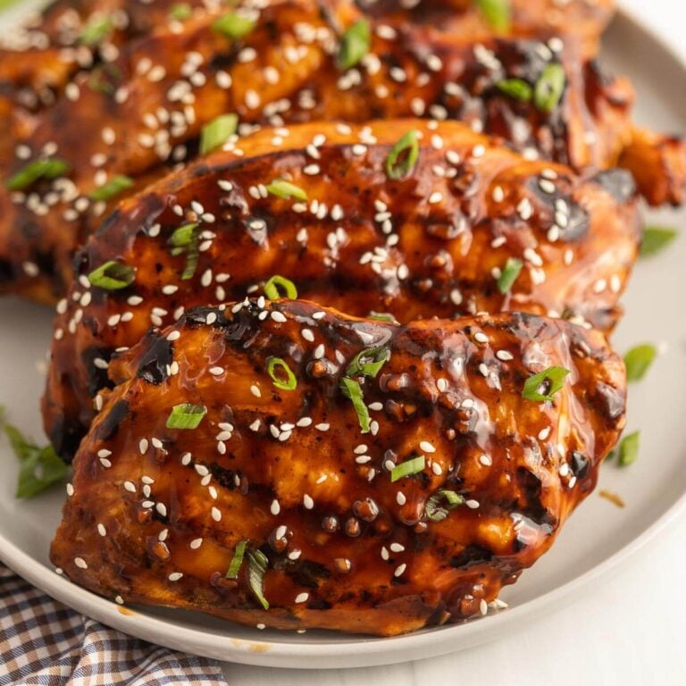 Grilled Sticky Chicken Breasts