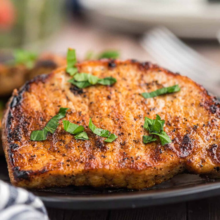 Grilled Boneless Pork Chops