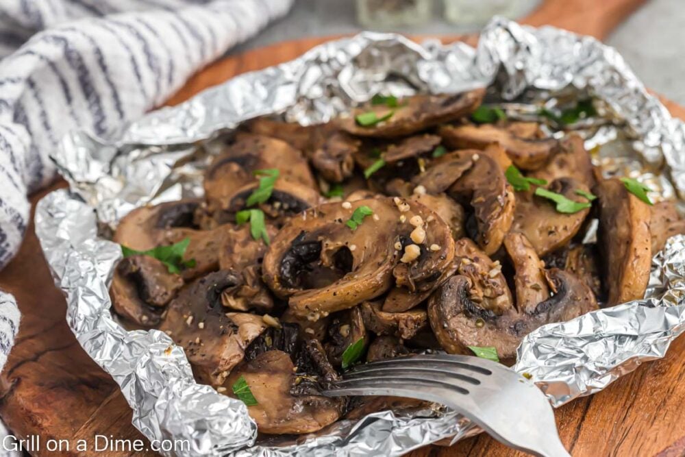 Foil Pack Grilled Mushrooms Recipe