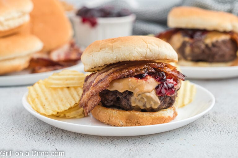 Peanut Butter and Jelly Burger Recipe