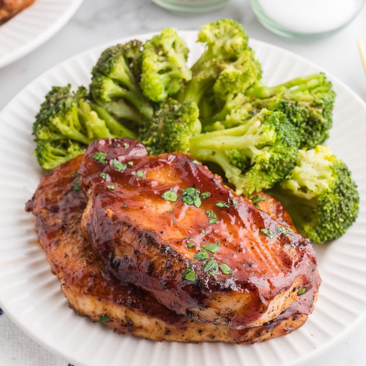 BBQ Pork Chops on Blackstone Griddle-image
