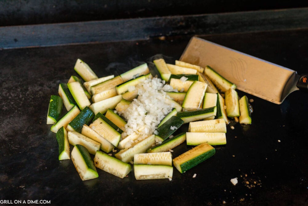 Hibachi Zucchini