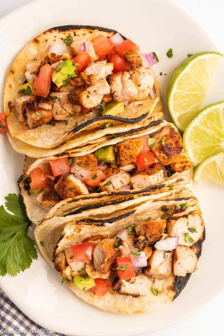 Grilled Chicken Street Tacos
