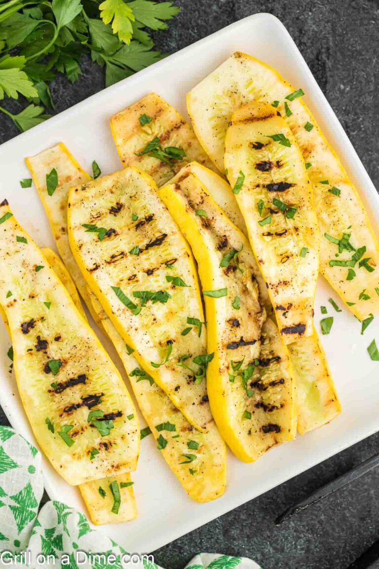 Grilled Yellow Squash - grillonadime.com