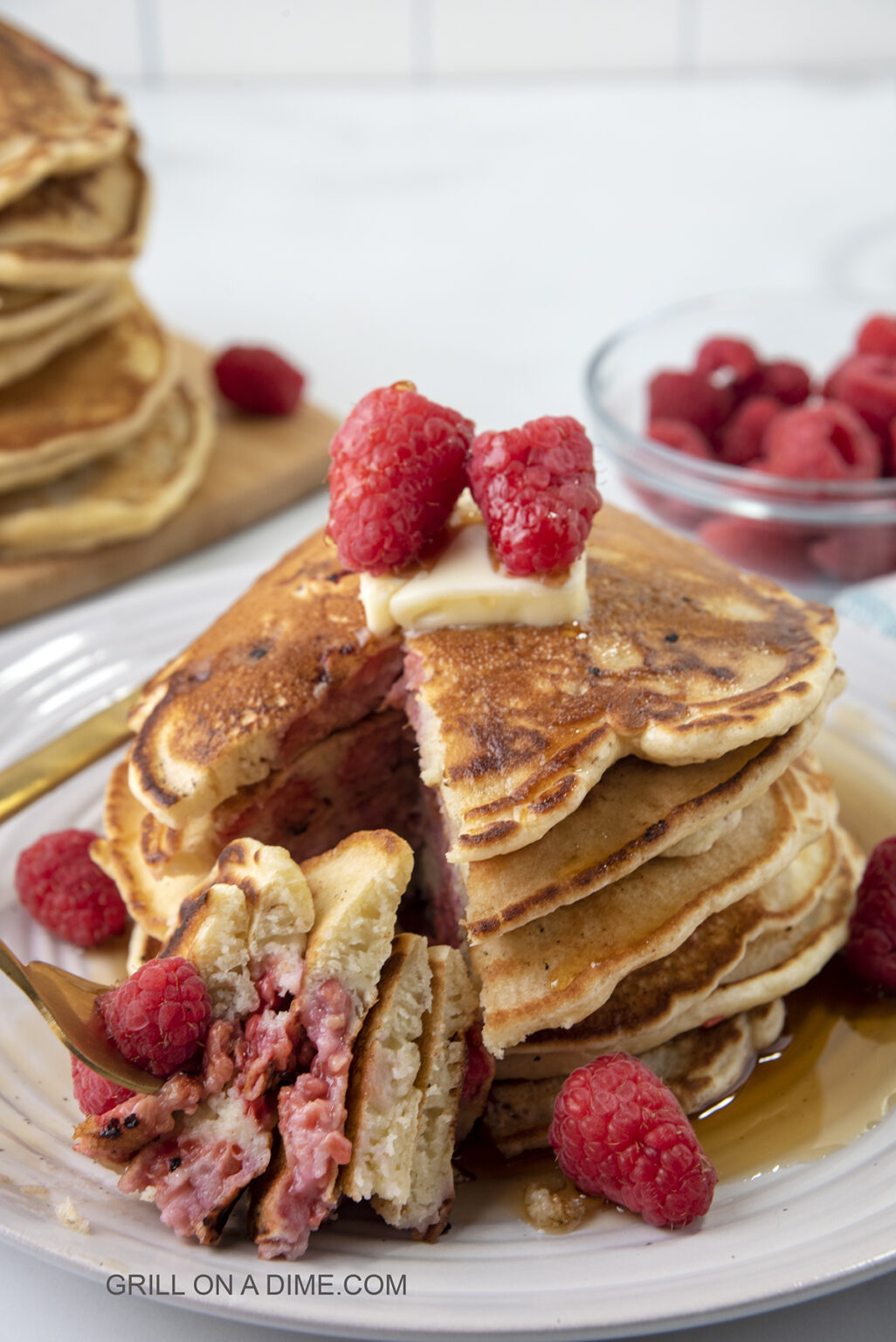 Rice Raspberry Pancakes Blackstone Raspberry Pancakes - Grillonadime.com