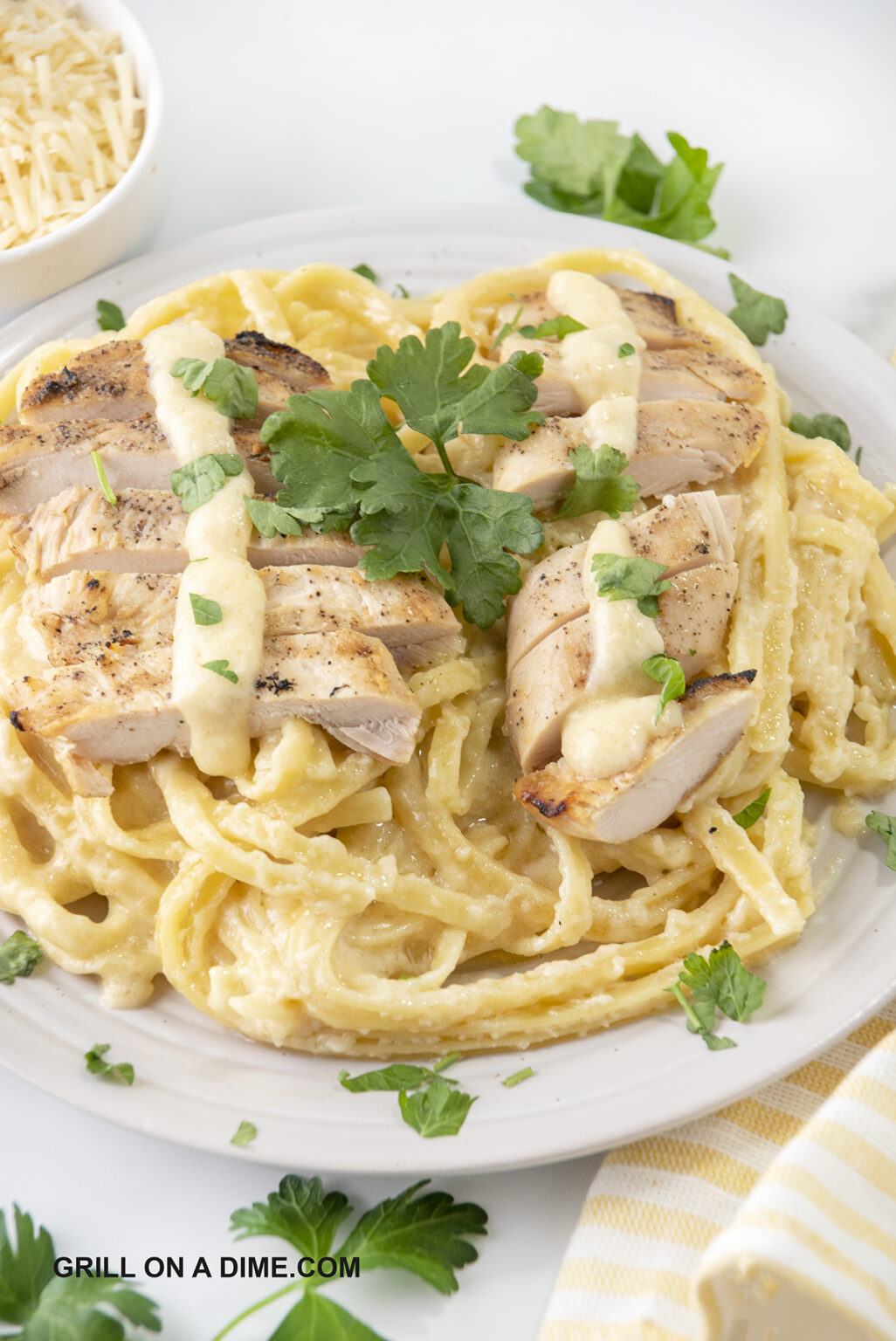 Grilled Chicken Alfredo