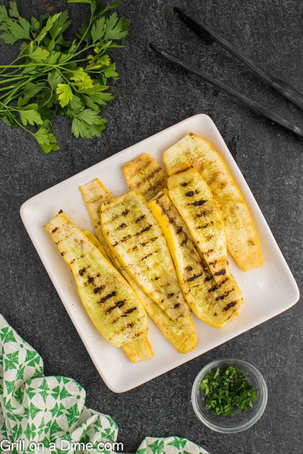 Grilled Yellow Squash - grillonadime.com