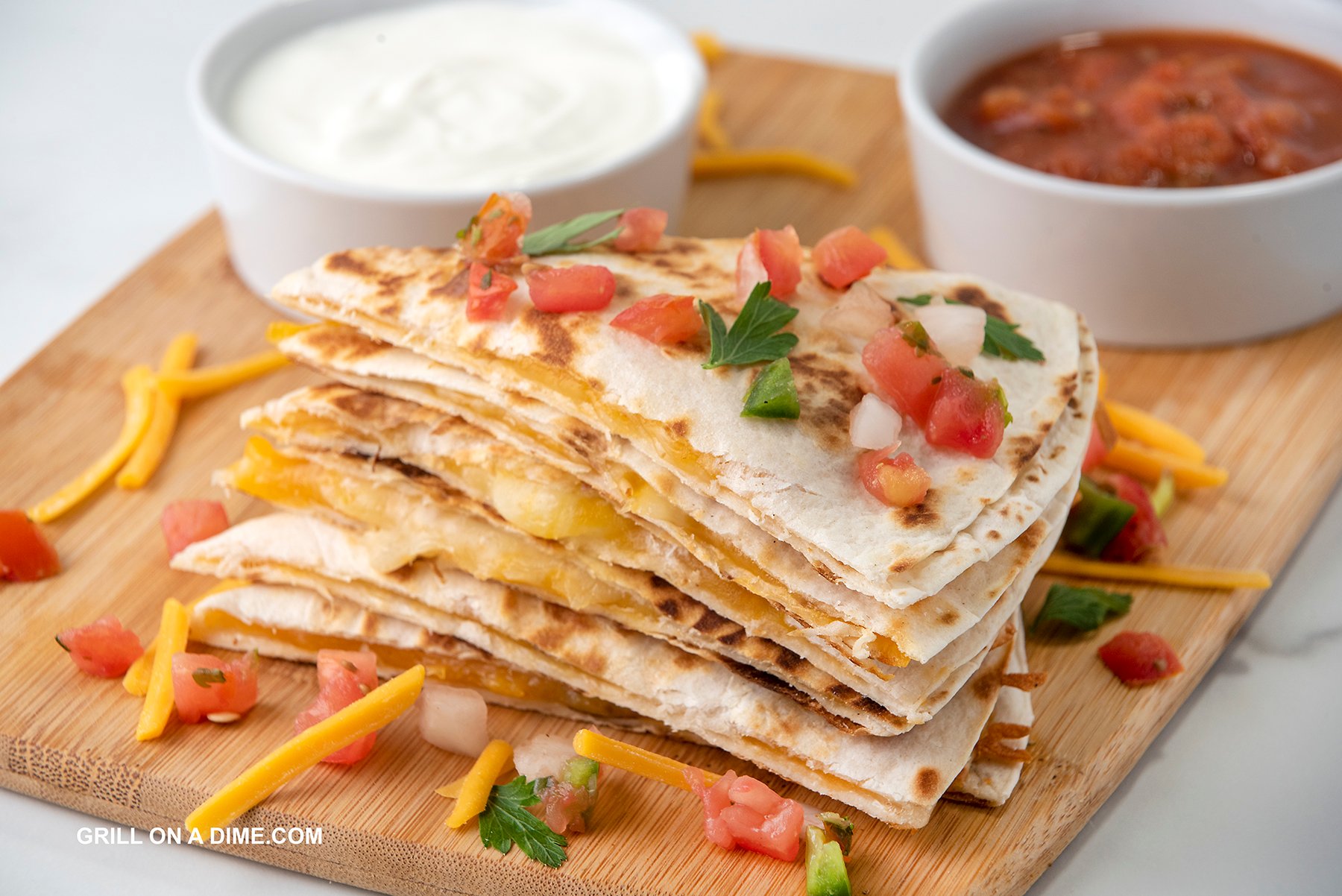 Blackstone Cheese Quesadillas