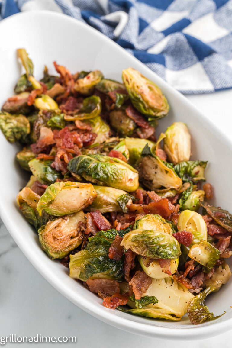 Smoked Brussel Sprouts Grill on a Dime