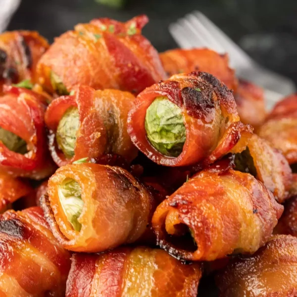 Bacon wrapped brussel sprouts