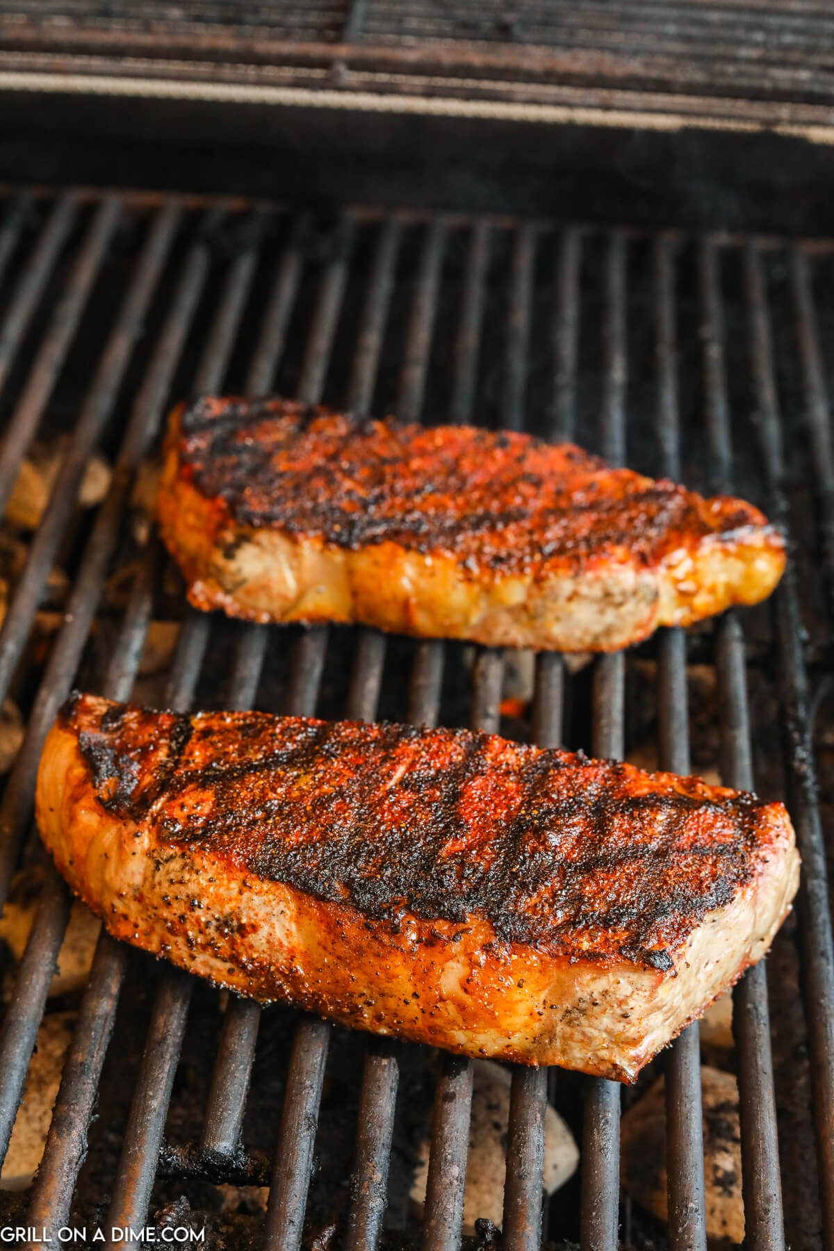 Grilled Steak on the Grill