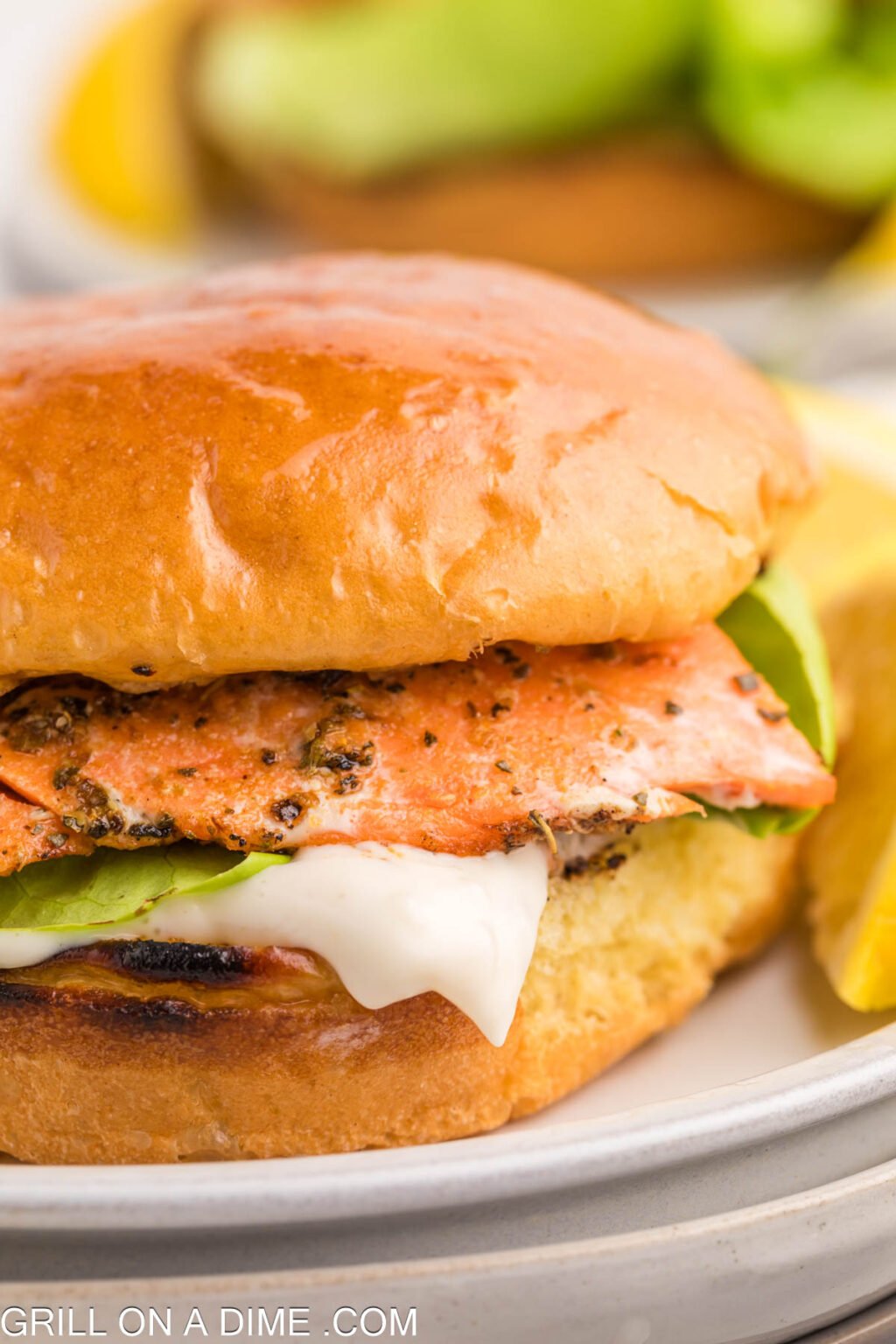 Grilled Salmon Sandwich Recipe