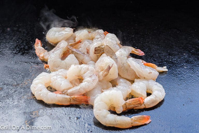how long to cook shrimp on blackstone