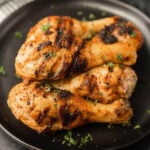 Grilled Chicken Drumsticks on a plate