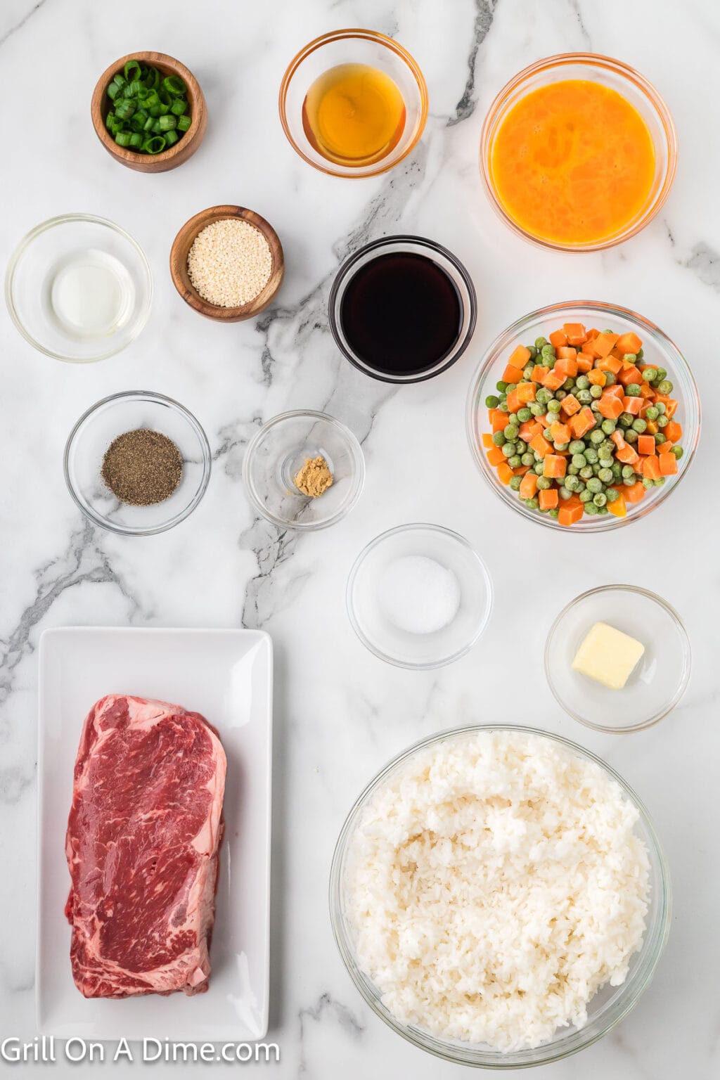 Blackstone Steak Fried Rice for Quick Meals - grillonadime.com