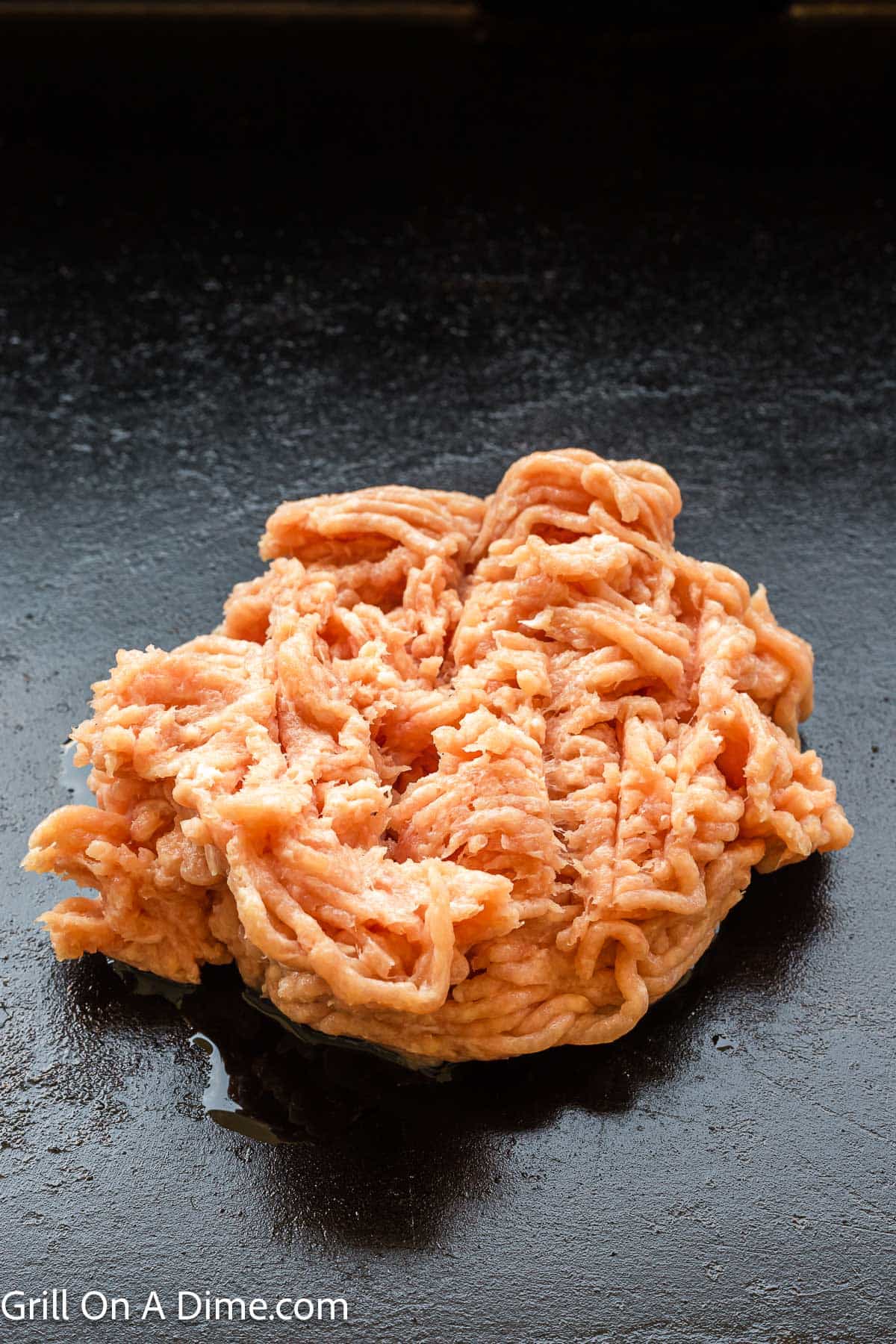Ground Chicken on the Blackstone