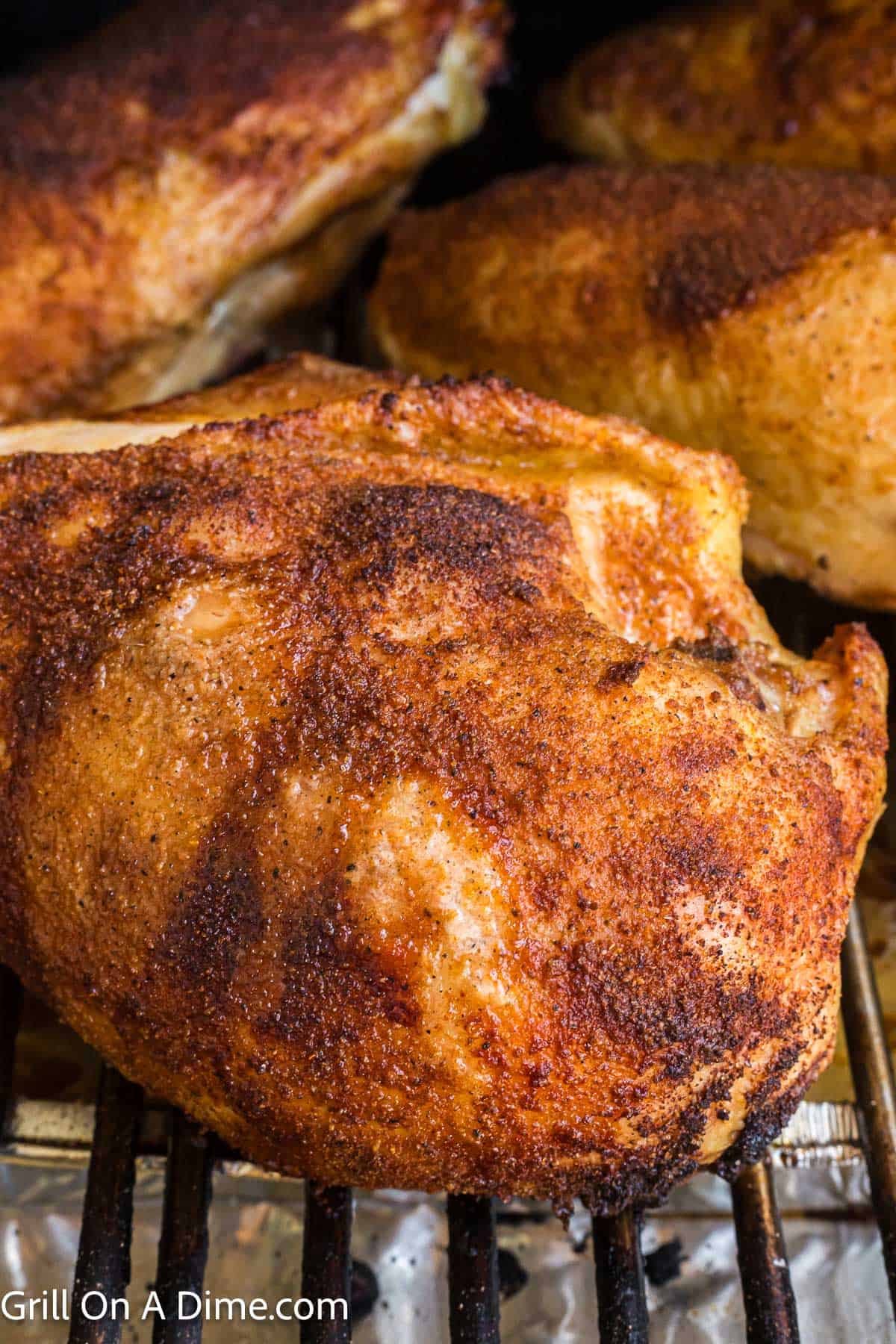 Smoked Chicken breast in the smoker